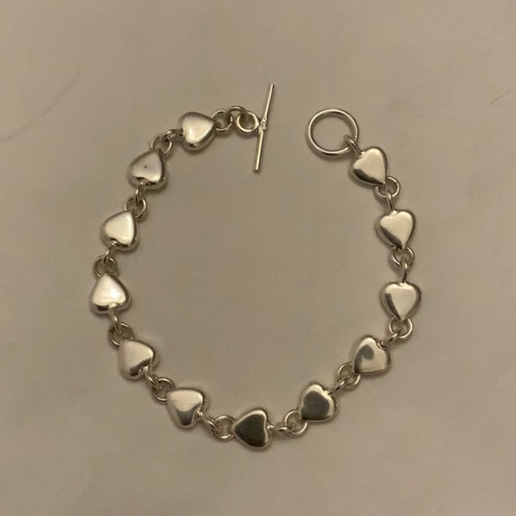 Jewelry - Silver Mini Hearts Bracelets
